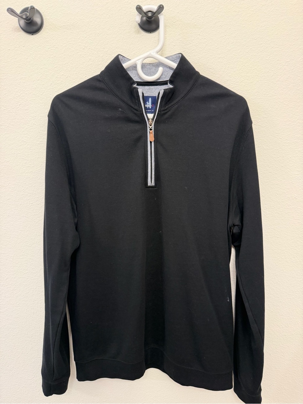Men's Johnnie-O Quarter-Zip Sweater - Black